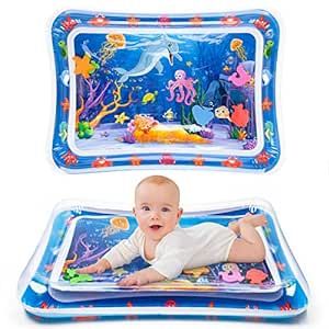 Yeeeasy Tummy Time Water Mat ?Water Play Mat for Babies Inflatable Tummy Time Water Play Mat for Infants and Toddlers 3 to 12 Months Promote Development Toys Cute Baby Gifts