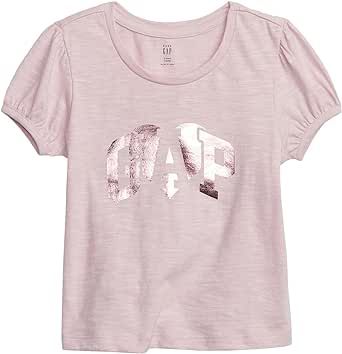 GAP Baby Girls' Short Puff Sleeve Graphic Tee T-Shirt
