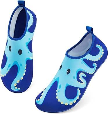 ATHMILE Toddler Water Shoes for Kids Boys Girls,Swim Quick Dry Aqua Socks Little Kid Baby Youth Children Non-Slip for Beach Pool Outdoor Sports Walking