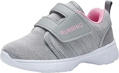 adituo Toddler/Little Kid Boys Girls Lightweight Breathable Sneakers Strap Athletic Runing Walking Sports Shoes