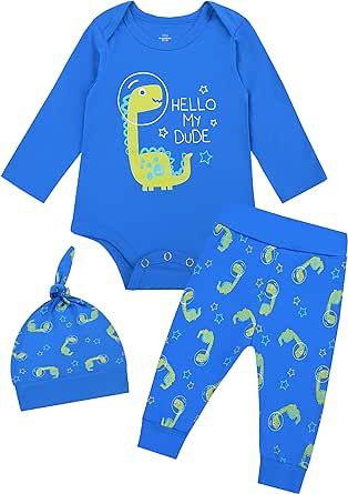ABeCue Baby Outfit Newborn Clothes Set Infant Romper Toddler Clothing Sets